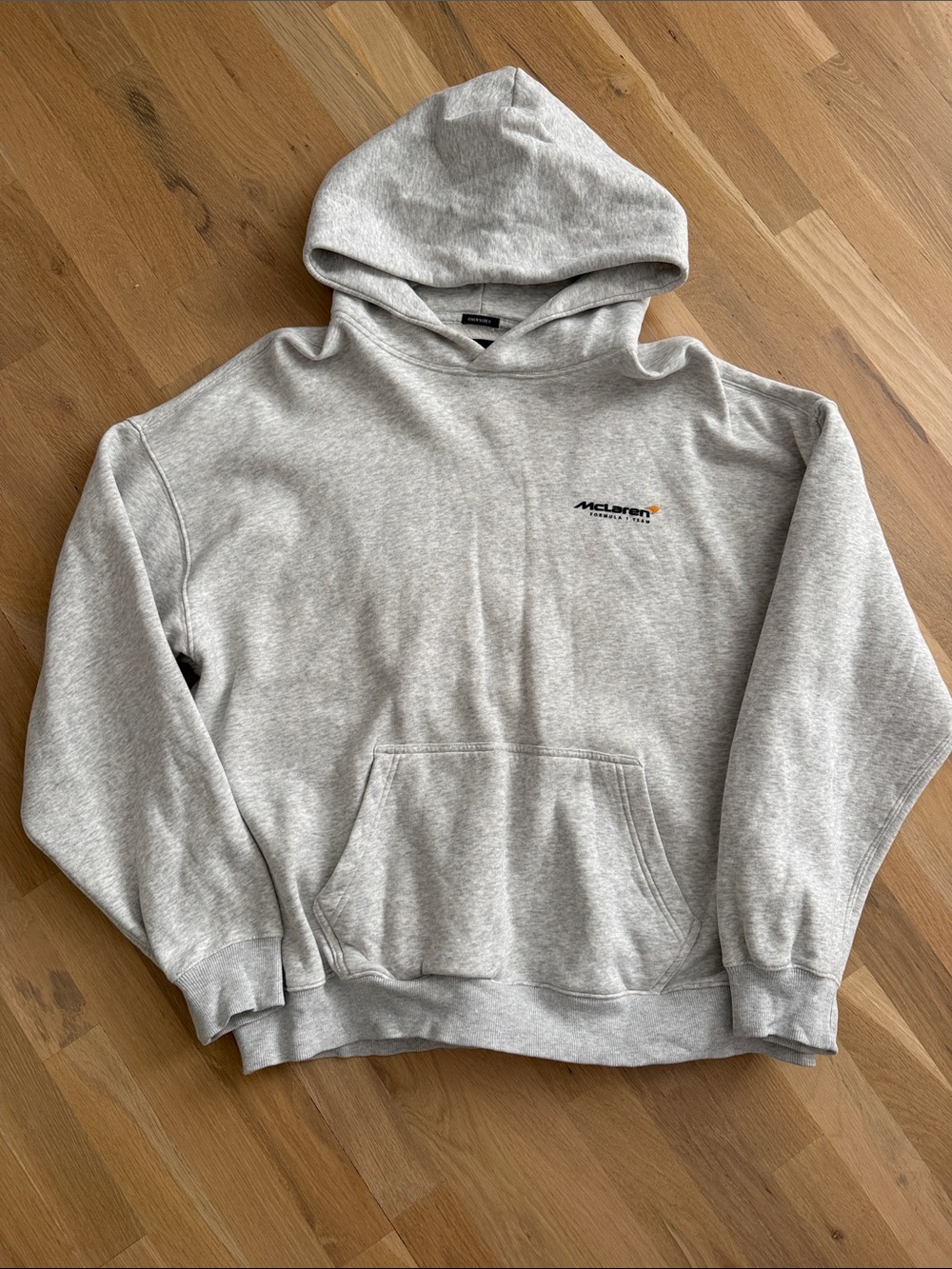 Abercrombie & Fitch Light Gray Hooded Sweatshirt